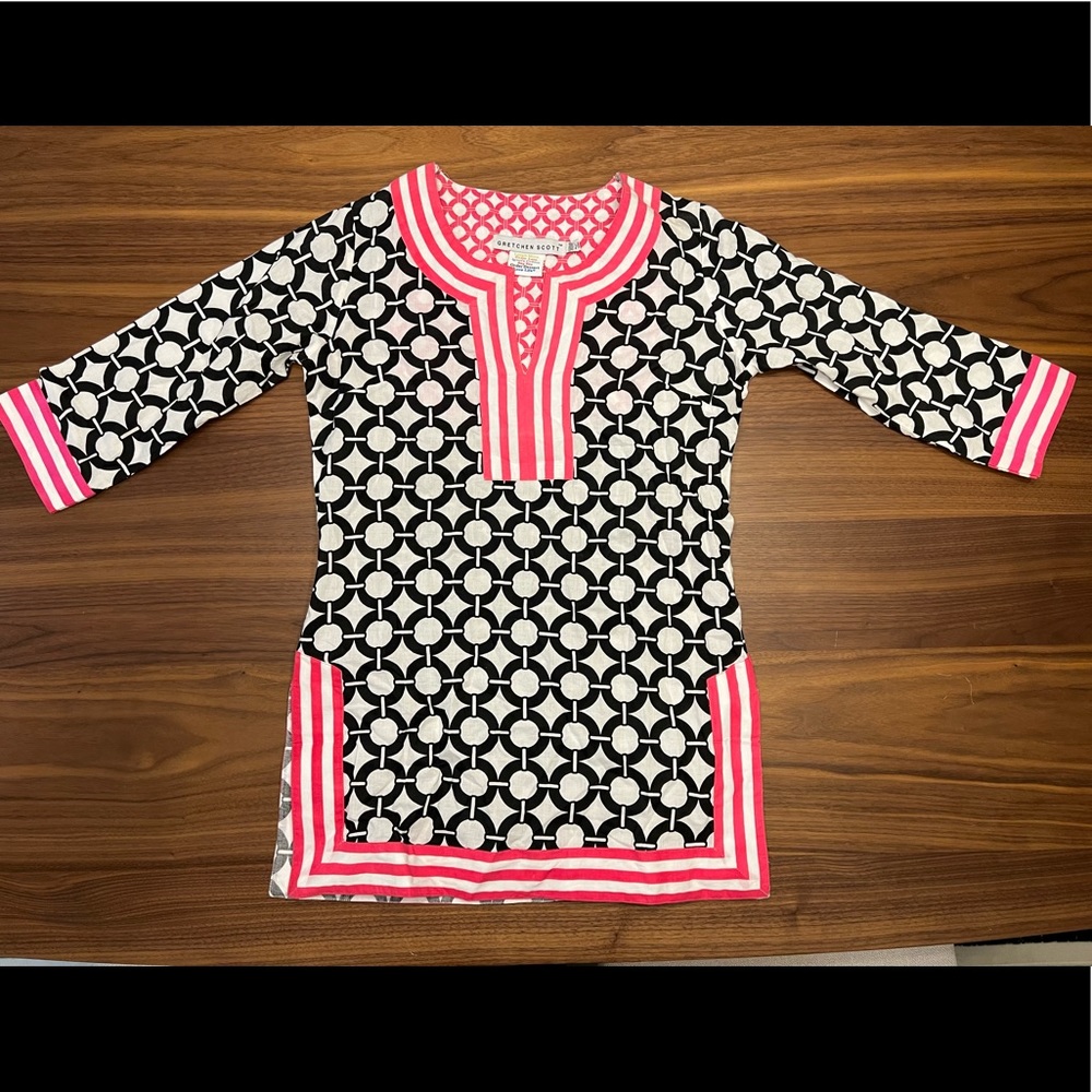 Gretchen Scott LIFESAVER SPLIT-NECK TUNIC
